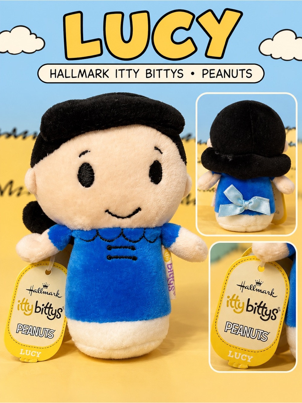 NWT Hallmark Collectible Itty Bittys Peanuts Lucy